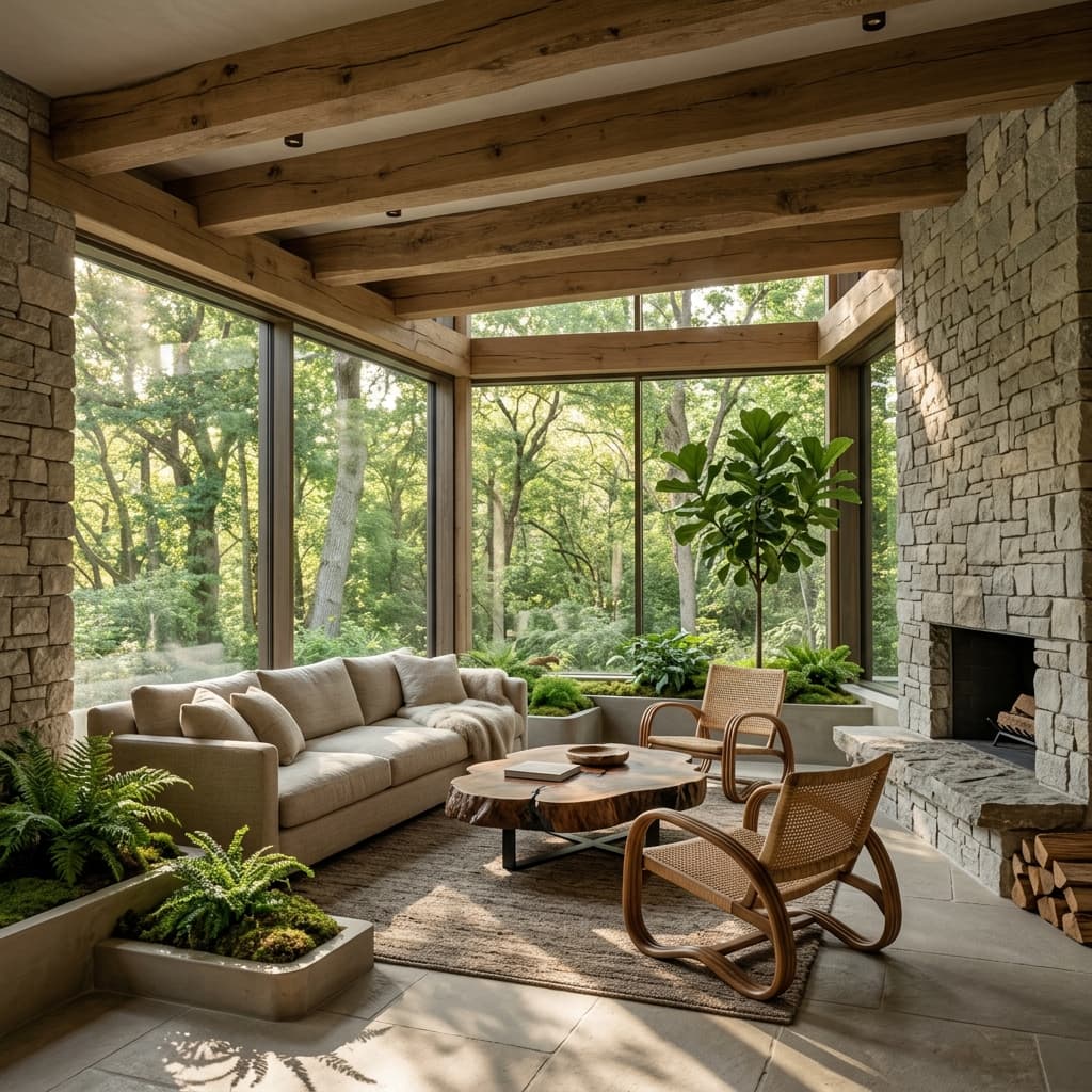 El Arte del Diseño de Interiores Inspirado en la Naturaleza